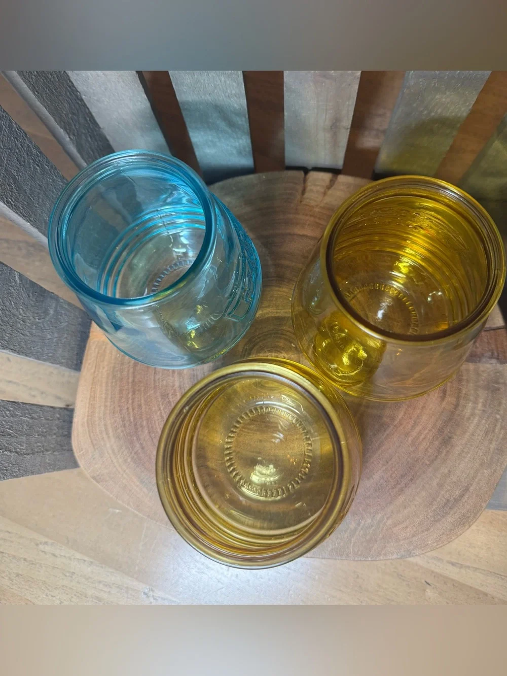 Set of 3 Vintage 21oz. “Original Mason” Wine Glasses